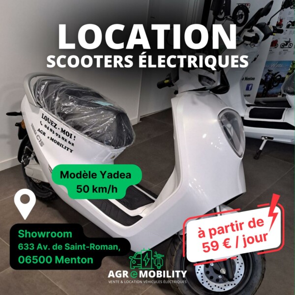 location scooter électrique Menton